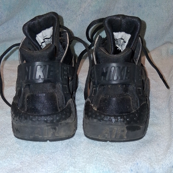 Nike Air Huarache Run Women's Size 8.5 Running Shoes Black Sneakers Athletic - Picture 5 of 7